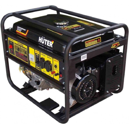 Бензогенератор Huter DY6500L. фото 3