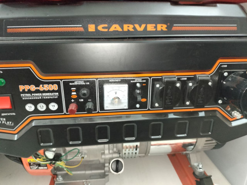 Бензогенератор Carver PPG-6500 фото 6