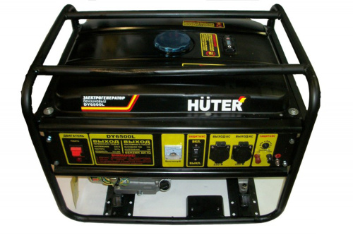 Бензогенератор Huter DY6500L. фото 10